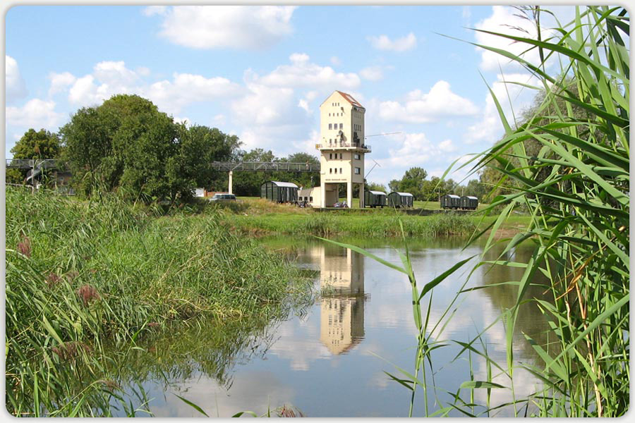Der historische Verladeturm
